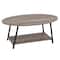 Household Essentials 39" Jamestown Oval Coffee Table